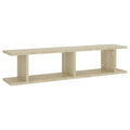 NNEVL Wall Shelves 2 pcs Sonoma Oak 90x18x20 cm Chipboard