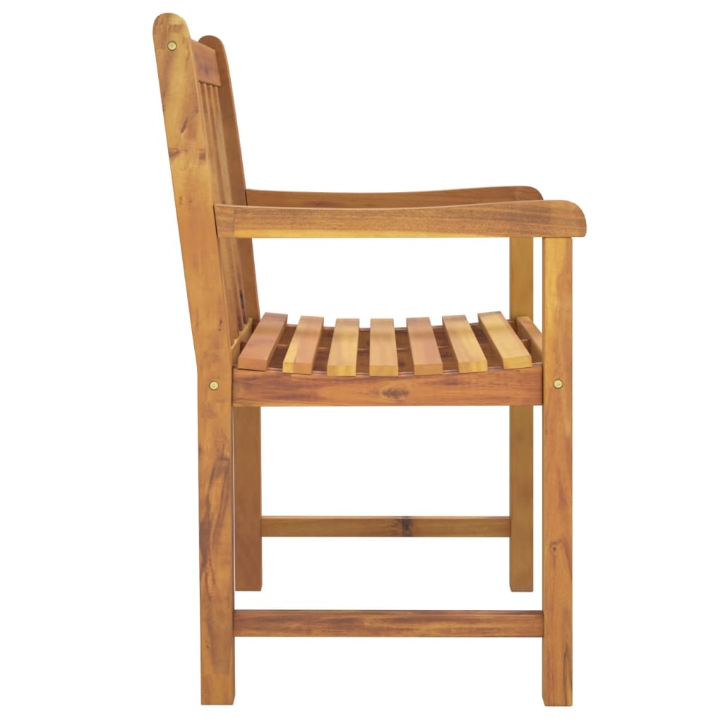 NNEVL Garden Chairs 6 pcs 56x55.5x90 cm Solid Wood Acacia
