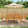 NNEVL Garden Chairs 6 pcs 56x55.5x90 cm Solid Wood Acacia