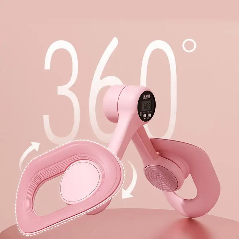NNEOBA Smart Counting Pelvic Muscle Thigh Exerciser Pink
