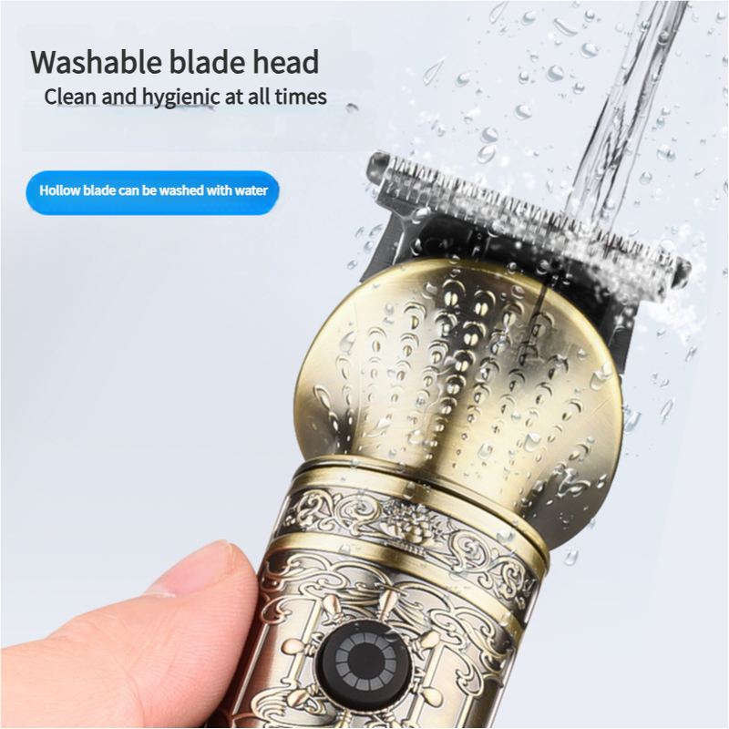 NNEDSZ Vintage Electric Hair Trimmer & Multi-Grooming Kit with Multi-Length Attachments